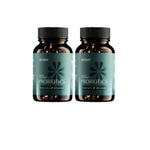( 2Pack) BIOMA Probiotics - Daily Gut Health & Digestive Support Supplement 120 Capsules